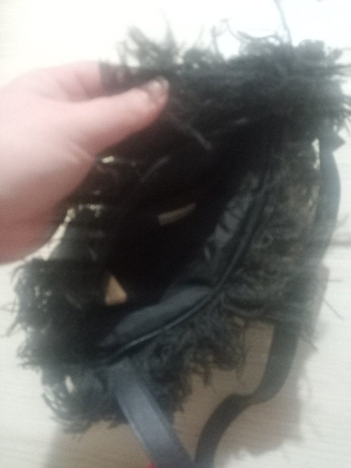 Siyah Örgü Kadın Çanta - Görsel 3