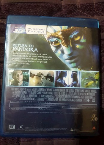 ORİJİNAL Avatar 1 2009 2D+3D Blu-ray Türkçe Altyazılı
Tek Disk - Görsel 3