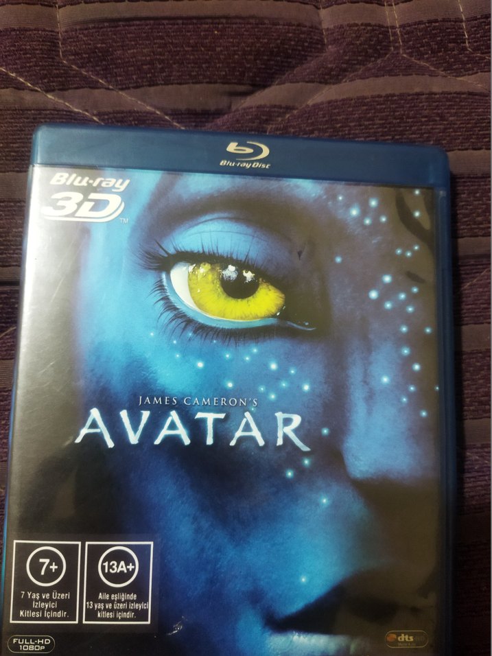 ORİJİNAL Avatar 1 2009 2D+3D  Blu-ray Türkçe Altyazılı 
Tek Disk - Görsel 2