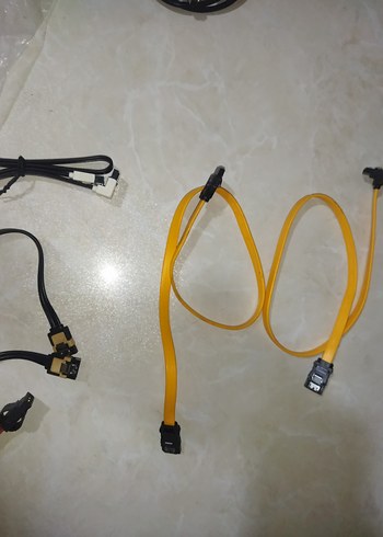 SSD ve HDD Sata 3.0 Data Kablo 6 Adet+ 4 Adet diğer Toplam 10 Ad - Görsel 2