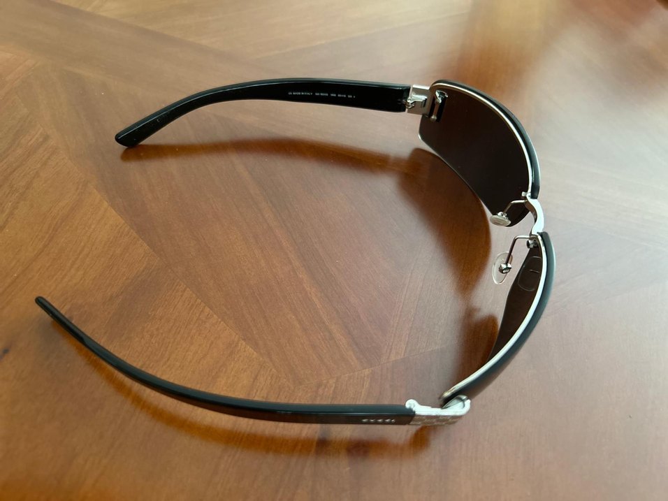 Gucci Gri Kemer Detaylı Biker Kadın Güneş  Gözlüğü - Görsel 3