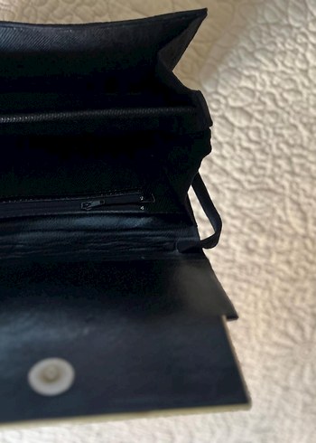 Siyah Süet Abiye Kadın Çanta - Görsel 2