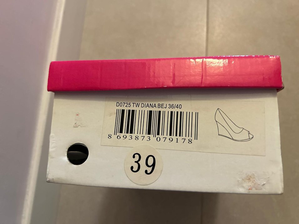 Bej Süet Dolgu Topuklu Kadın Stiletto - Görsel 2