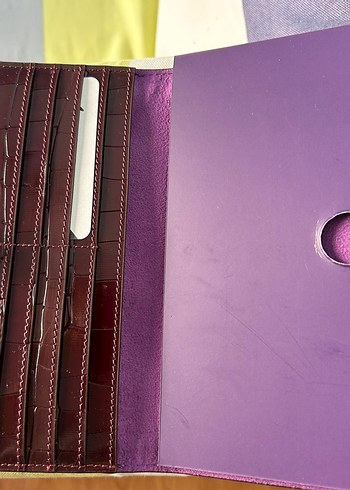 Matraş marka Klasik Bordo Kadın Deri Cüzdan - Görsel 3