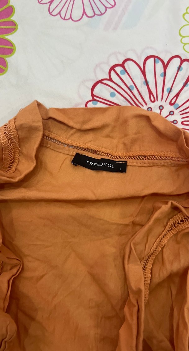 Bej Uzun Kollu Düz Hemşire Sabahlığı - Görsel 3