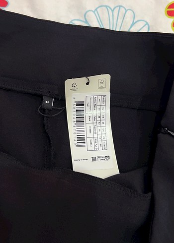 Siyah Elastik Belli taşlı Pantolon - Görsel 6