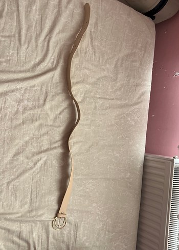 Krem renk kemer - Görsel 3