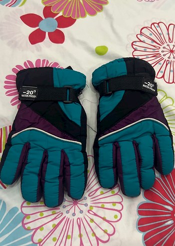 Kadın Renkli Su Geçirmez Eldivenler - Görsel 2