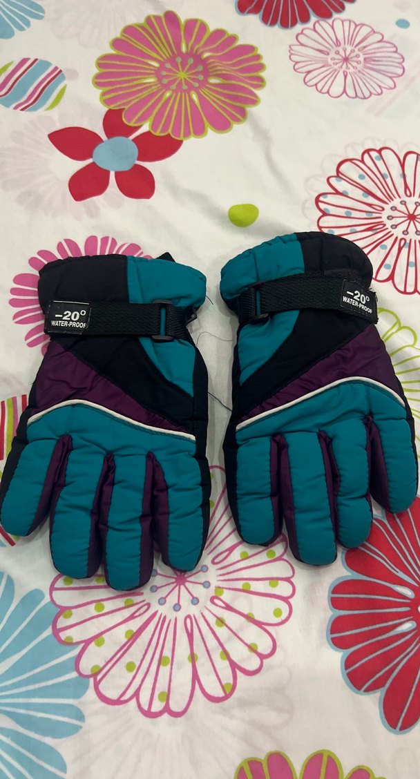 Kadın Renkli Su Geçirmez Eldivenler - Görsel 2