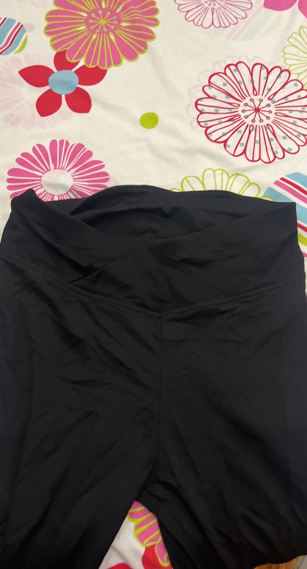 Siyah Elastik Kadın Tayt - Görsel 4