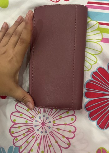 Bordo Deri Fermuarlı Kadın Cüzdanı - Görsel 6