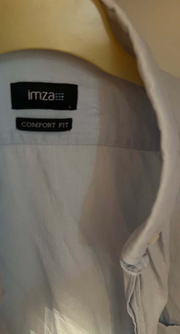 İmza Erkek mavi Keten Kısa Kollu Gömlek - Görsel 2