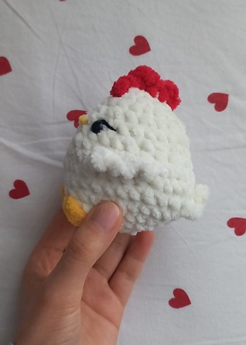 Renkli Mini Tavuk Peluş Oyuncak - Görsel 3