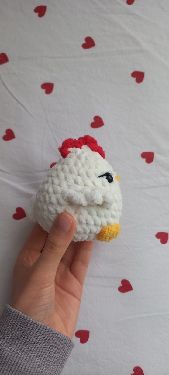 Renkli Mini Tavuk Peluş Oyuncak - Görsel 2