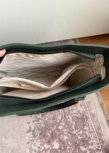 Yeşil Süet Kadın Omuz Çantası - Görsel 4