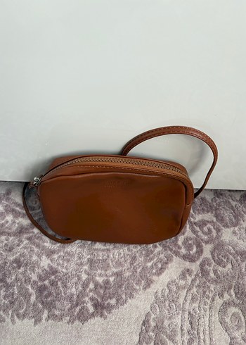Kahverengi Deri Kadın Çanta - Görsel 2