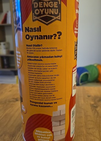 Denge Oyunu - Turuncu Parlak Bloklar - Görsel 2