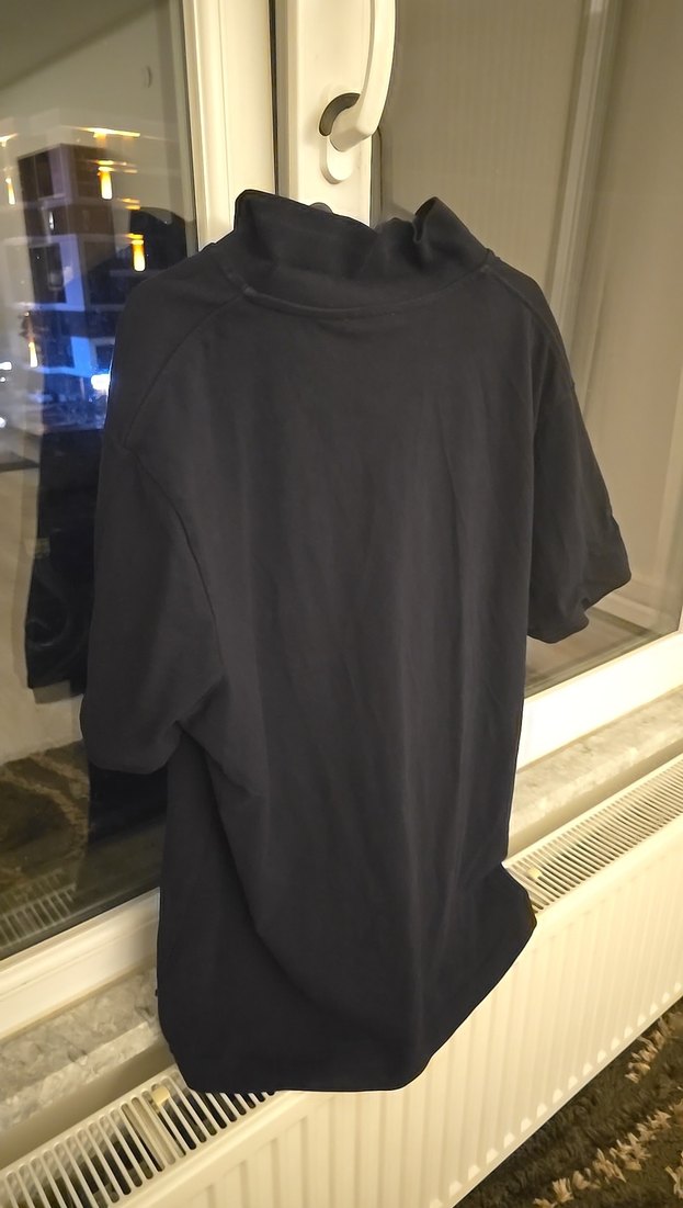 ZARA Koyu Lacivert Erkek Polo Tişört - Görsel 3