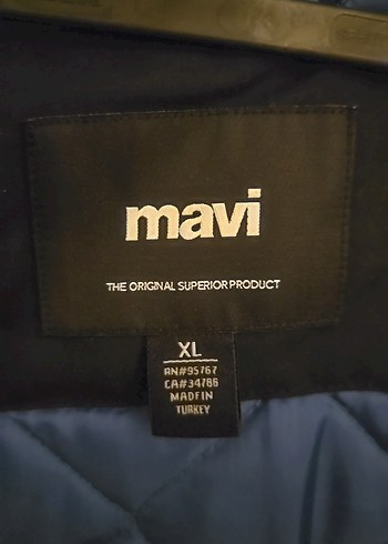 MAVİ Siyah Fermuarlı Erkek Mont - Görsel 2