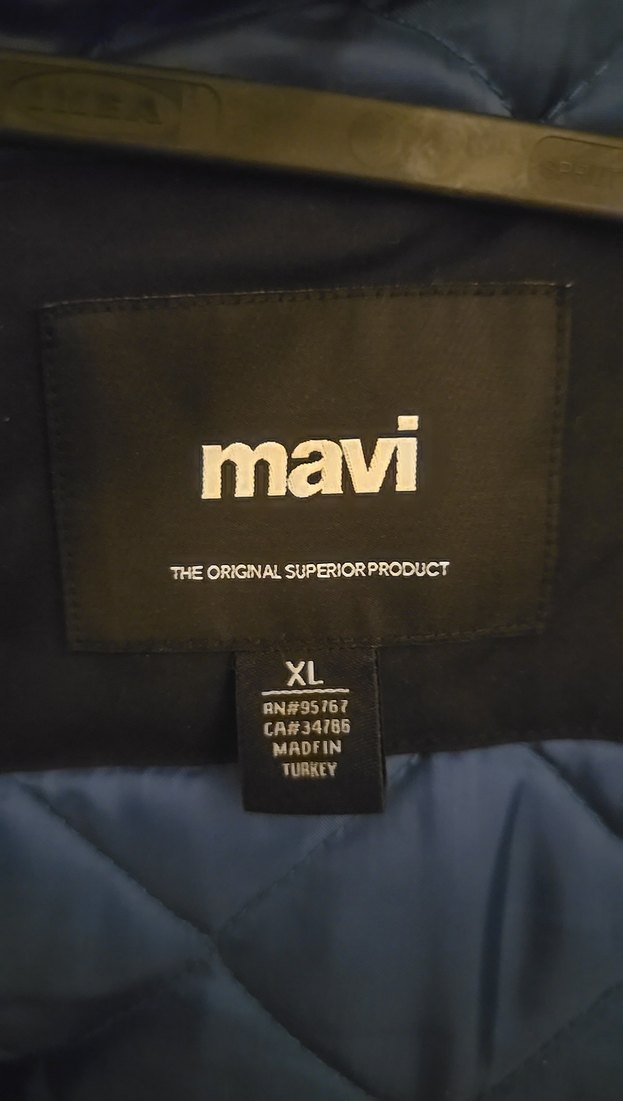 MAVİ Siyah Fermuarlı Erkek Mont - Görsel 2