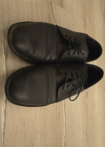 Erkek Siyah Klasik Deri Ofis Ayakkabısı - Görsel 2