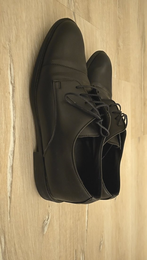 Erkek Siyah Klasik Deri Ofis Ayakkabısı - Görsel 3