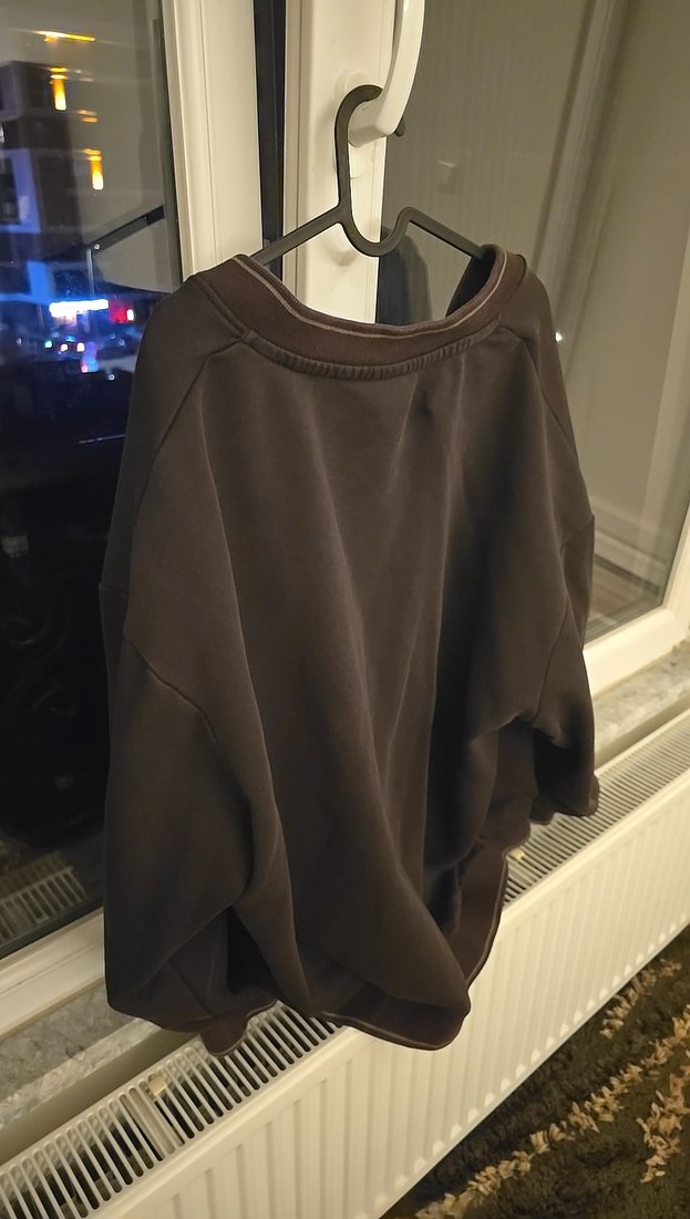 Düğmeli Kahverengi Erkek Hırka - Görsel 4