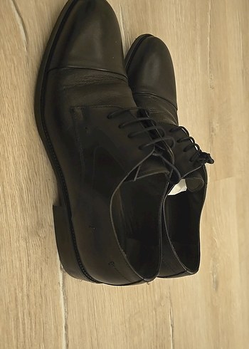 HATEMOĞLO SAYKI Siyah Deri Klasik Erkek Ayakkabısı - Görsel 3
