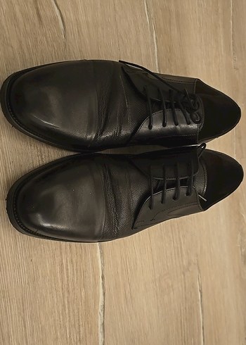 HATEMOĞLO SAYKI Siyah Deri Klasik Erkek Ayakkabısı - Görsel 4