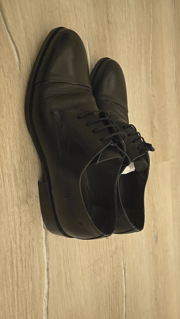 HATEMOĞLO SAYKI Siyah Deri Klasik Erkek Ayakkabısı - Görsel 3