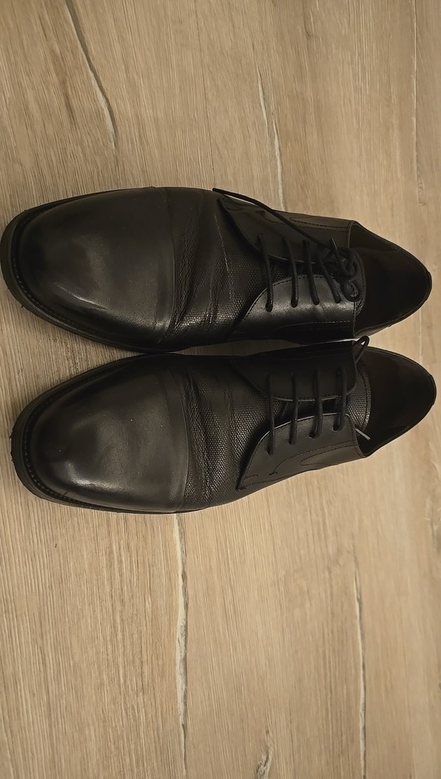 HATEMOĞLO SAYKI Siyah Deri Klasik Erkek Ayakkabısı - Görsel 4