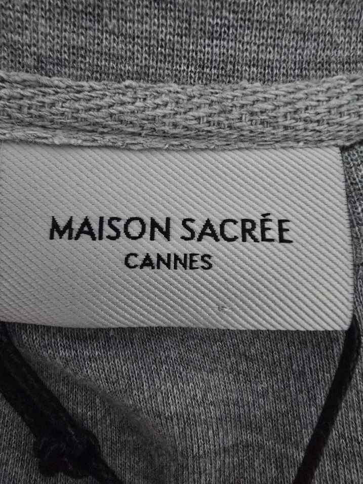 Maison Sacrée Gri Tişört - Görsel 3