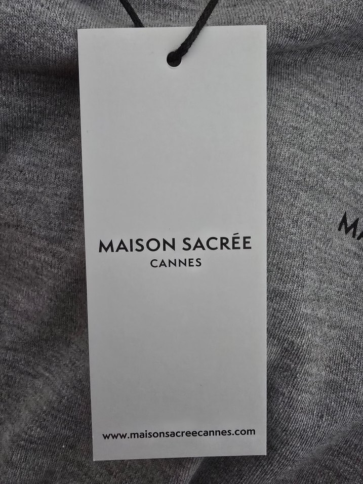 Maison Sacrée Gri Tişört - Görsel 4