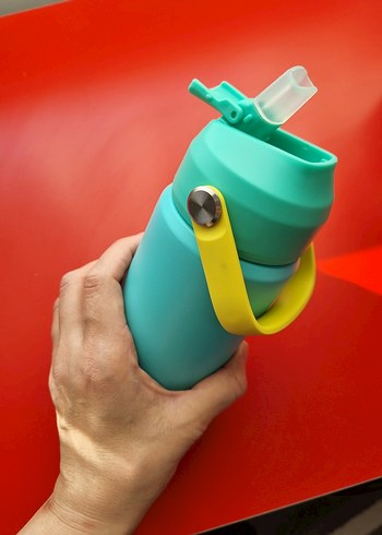 Turkuaz Çocuk Termos Şişesi - Görsel 8