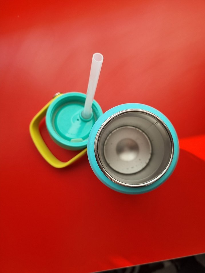 Turkuaz Çocuk Termos Şişesi - Görsel 4