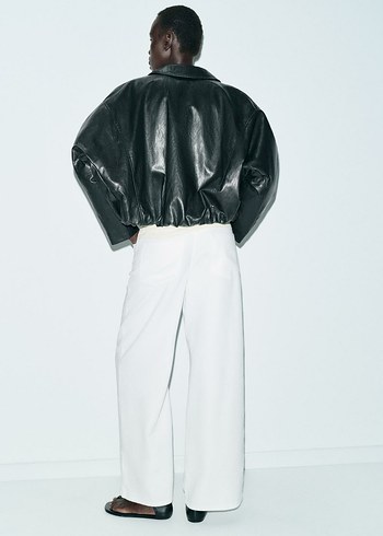 SUNİ DERİ BOMBER CEKET - Görsel 3