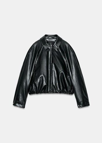 SUNİ DERİ BOMBER CEKET - Görsel 4