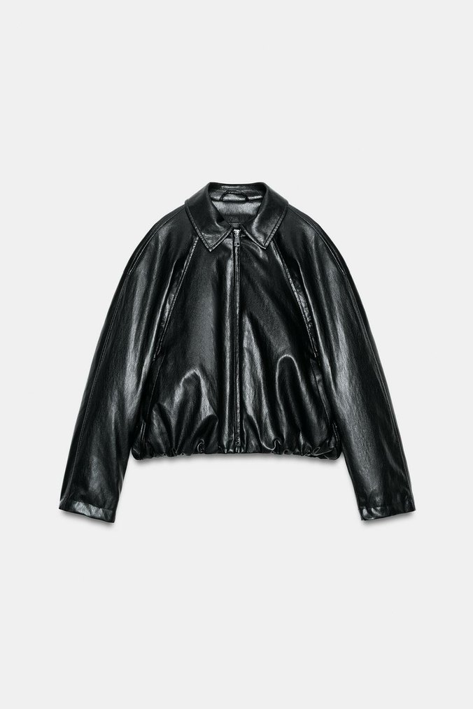 SUNİ DERİ BOMBER CEKET - Görsel 4