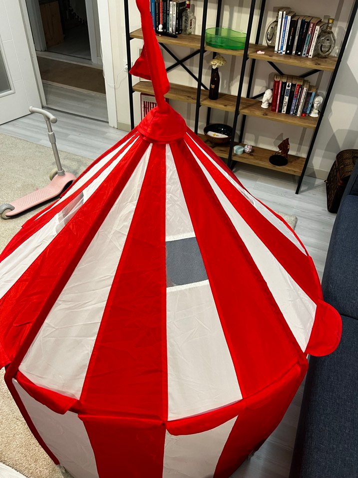 İkea Renkli Çocuk Oyun Çadırı - Görsel 4