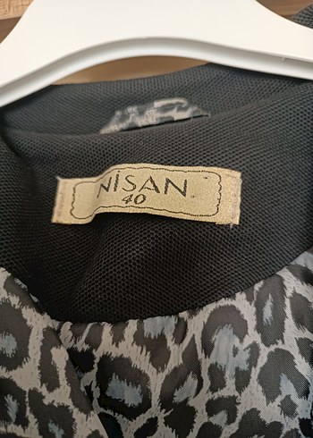 Kadın Siyah Düğmeli Midi Blazer Ceket - Görsel 3