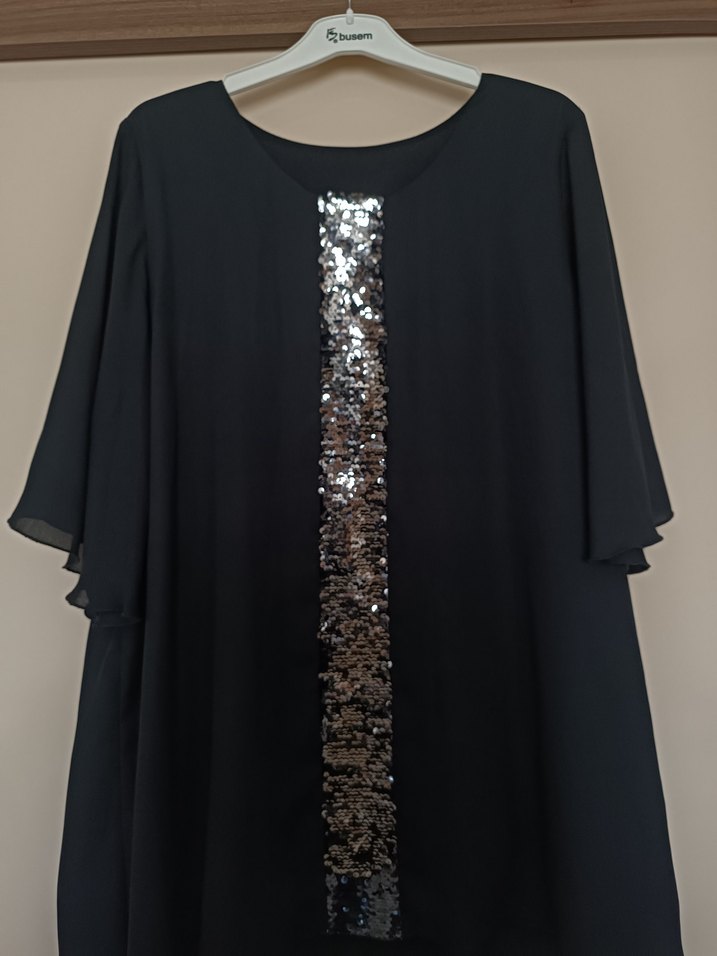 VALON ŞİFON KOL PULPAYET İŞLEME TUNİK - Görsel 2