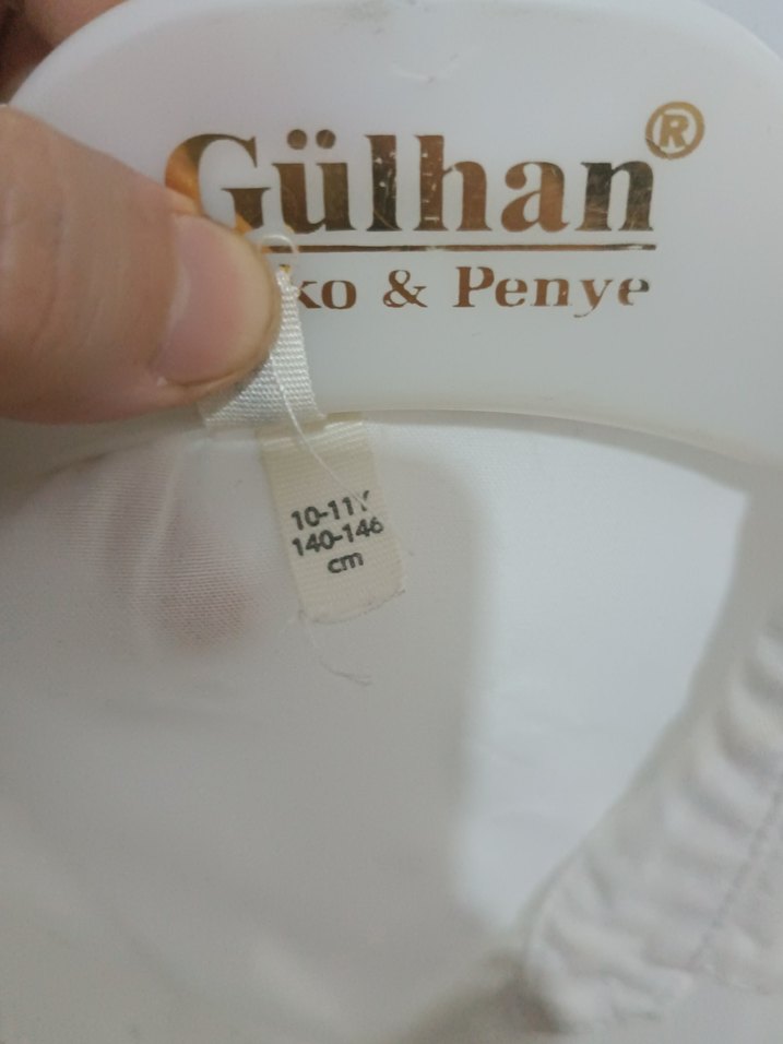 Düğmeli Kısa Kollu Beyaz Kadın Gömlek - Görsel 4