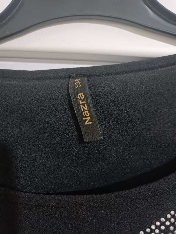 Siyah Uzun Kollu Payetli Uzun Elbise - Görsel 3