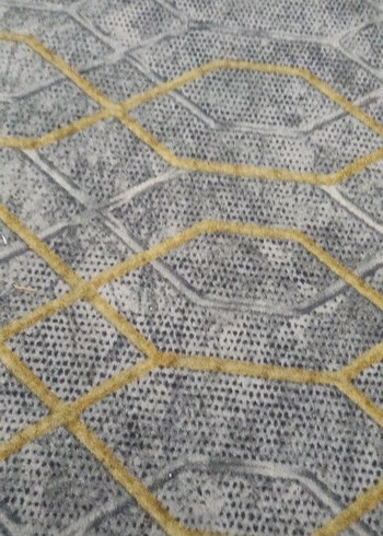 Gri Yılan Desenli Modern Halı - Görsel 3