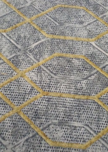 Gri Yılan Desenli Modern Halı - Görsel 2