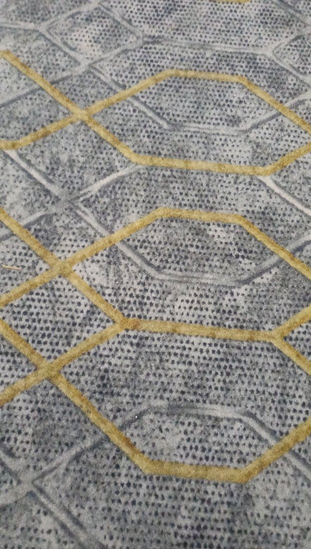 Gri Yılan Desenli Modern Halı - Görsel 2