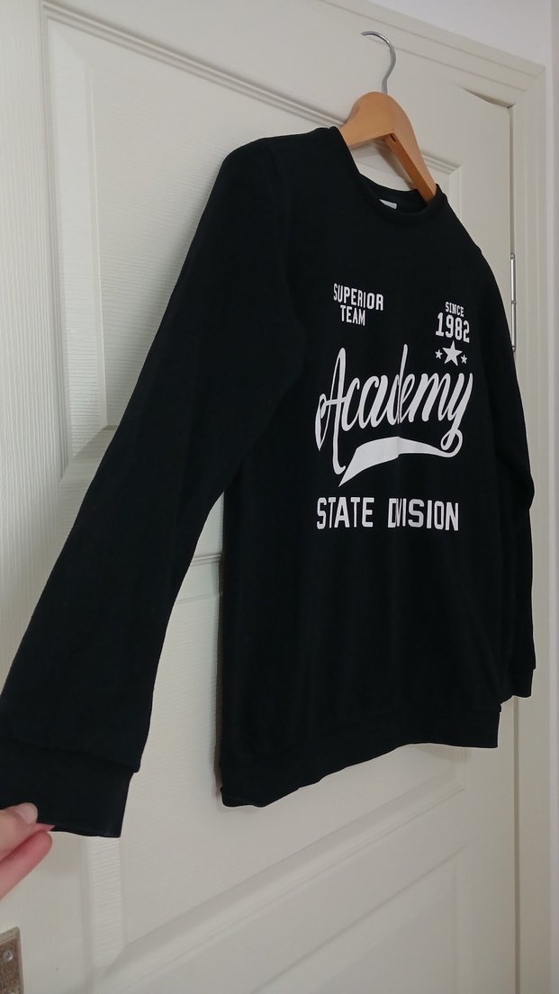 Erkek çocuk Siyah Uzun Kollu Sweatshirt - Görsel 2