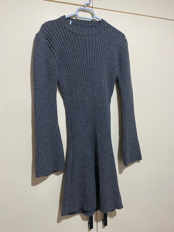 Triko mini elbise - Görsel 2