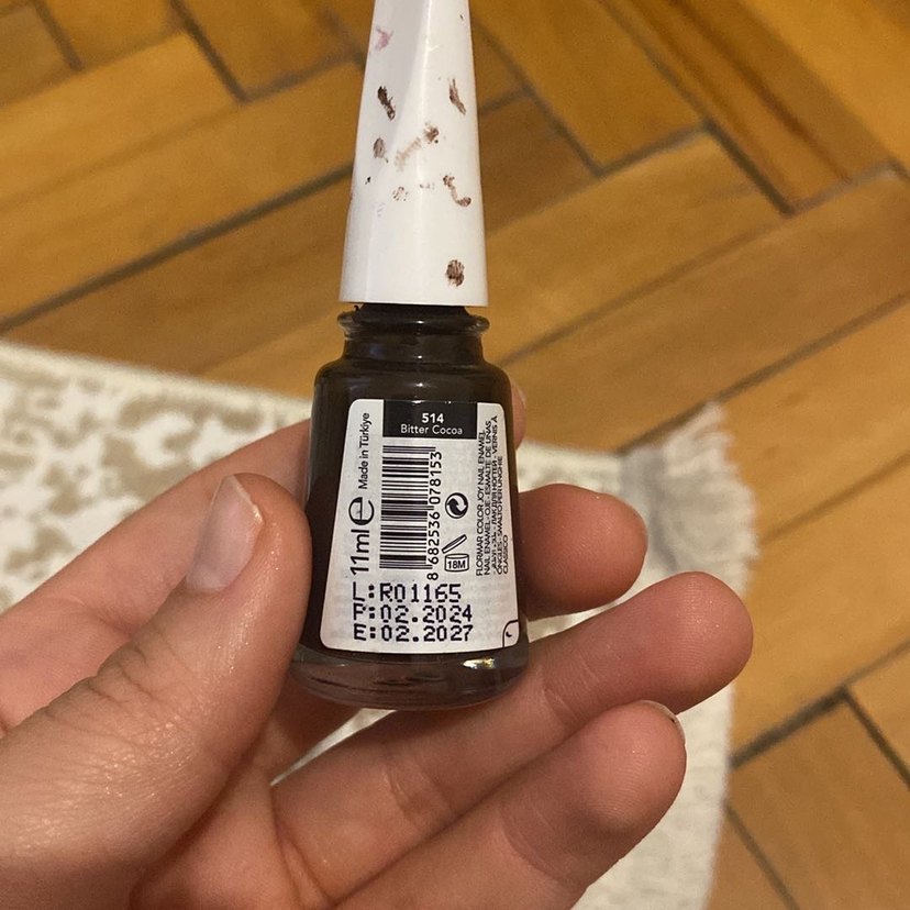 Flormar Color Joy Koyu Kahverengi Oje - Görsel 2