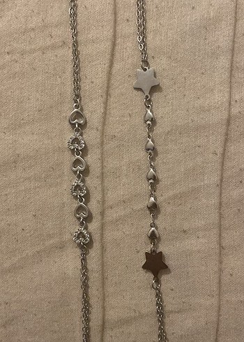 Bohem Gri İşlemeli Zincir Detaylı Kadın El Zinciri - Görsel 2